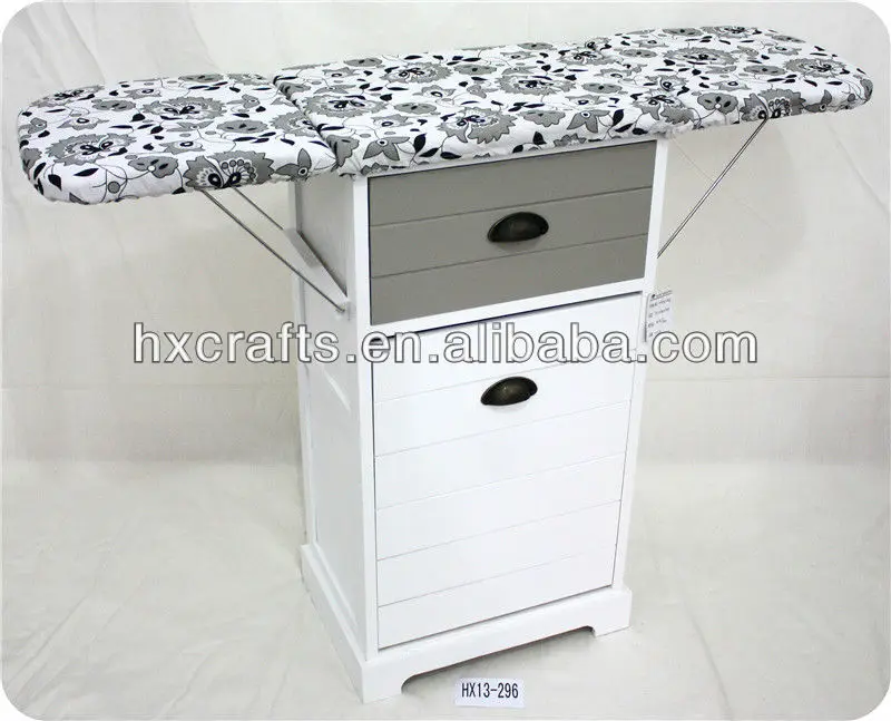 Home Furniture Ironing Table  Foldable Ironing Board with Cabinet