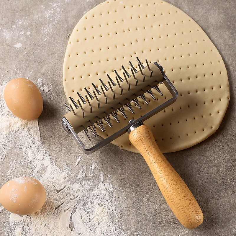 Baking Tool Pizza Pie Dough Docker Pizza Hole Puncher Cake Pie Pizza Dough Roller Needle Docker