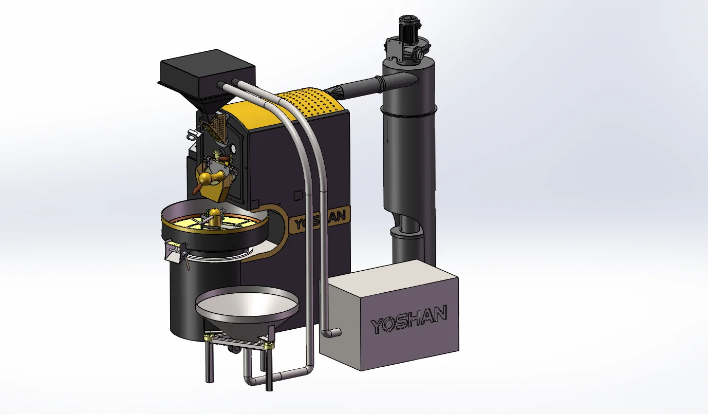 Tostadora De Cafe Gas Cast Iron 10Kg 6Kg 5Kg De Toaster Bean Roasting Machine Coffee Roaster