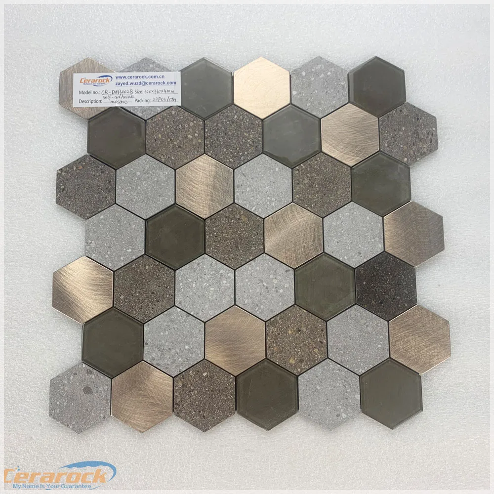 Peel and stick kitchen mosaic wall tiles for wall decoration