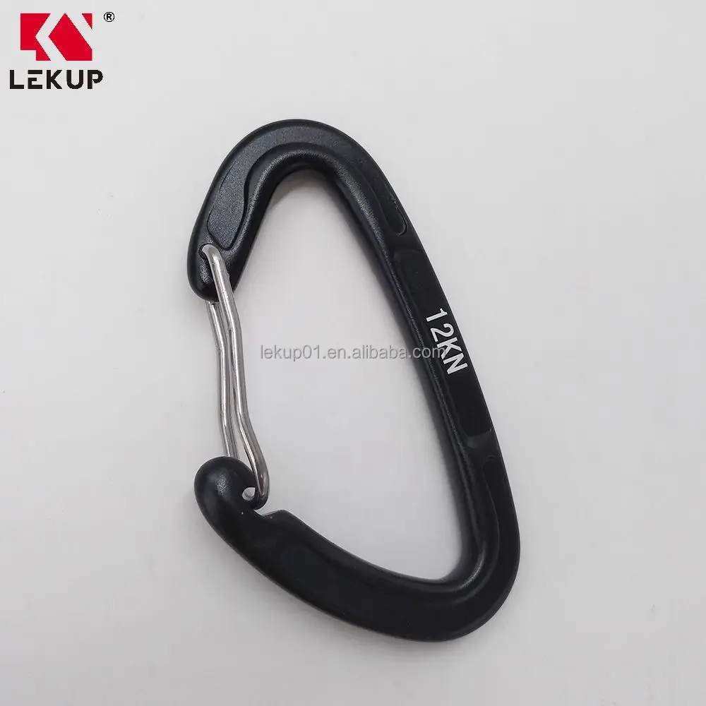 Aluminum Climbing Carabiner Clip Heavy Duty Caribeaners Small Carabiners Clip for Dog Leash Camping Hiking Outdoor Gym etc.