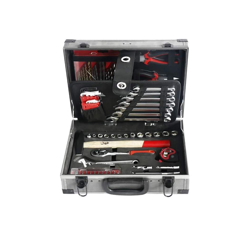 90Pcs aluminum tool set with Good Supplier Toolsets High Quality Repair Kit Tool Gift Set