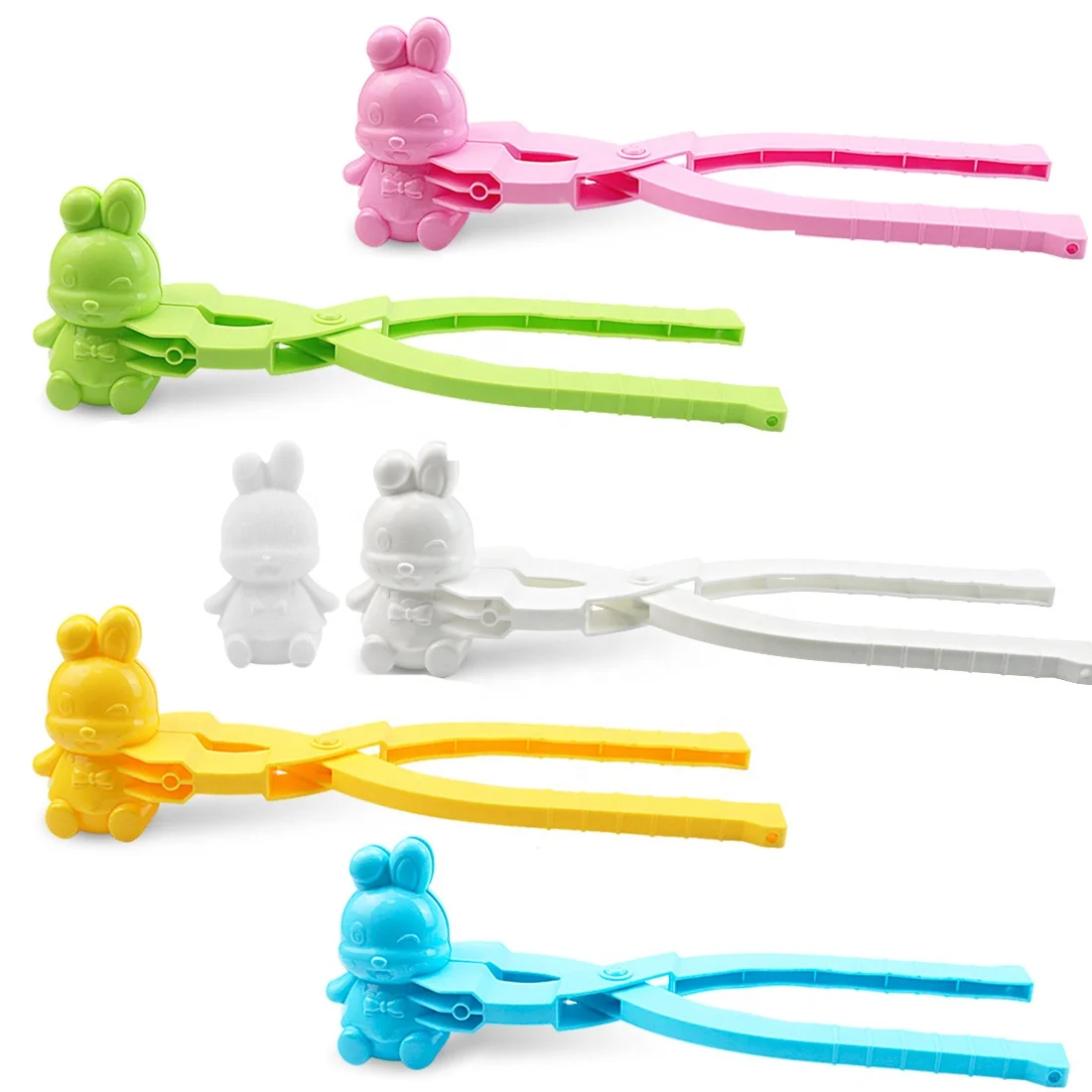 Snow Maker Manufacturer Rabbit Snow Ball Maker Winter Outdoor  Fight game Snowball Clip For Child