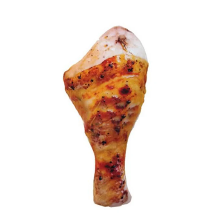 Wholesale shrimp shape Anti Bite Dog Toys Creative Simulation Vegetable Drumstick Toy Squeaky Toys for Dogs