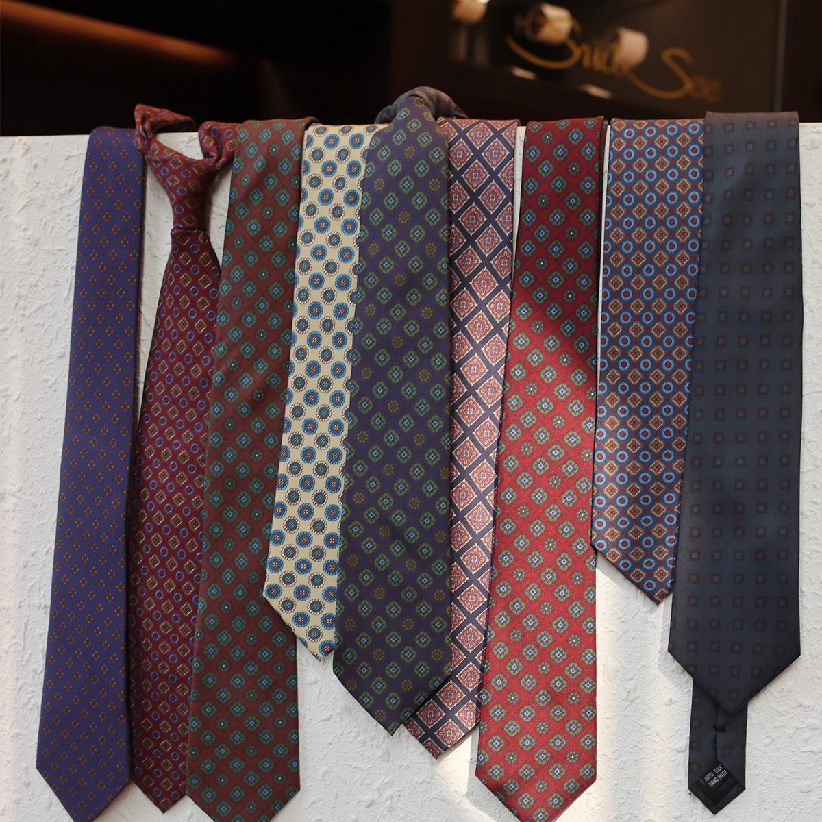 High Quality 100% Silk Necktie 150*8 CM Handmade Formal Mens Ties Luxury Dressing Tie For Man