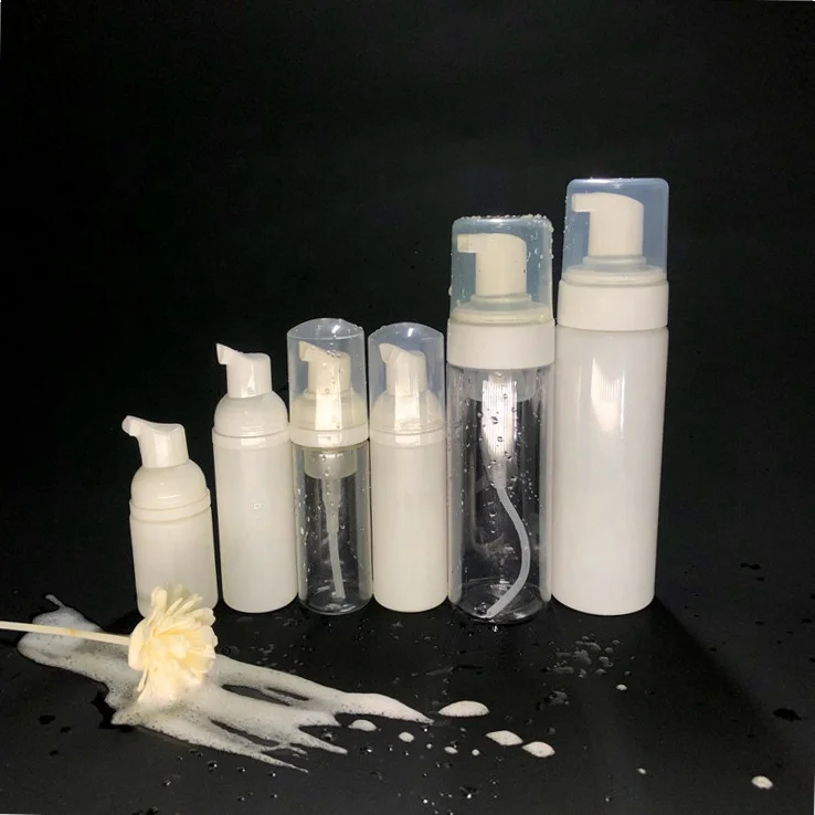Hot sale 50ml 100ml 150ml  250 300ml transparent  foam pump bottle empty hand wash bottle
