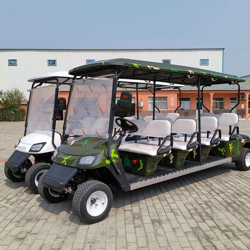 60/72V Lithium Battery 16 Seat Electric Golf Cart Buggy DOT Approved