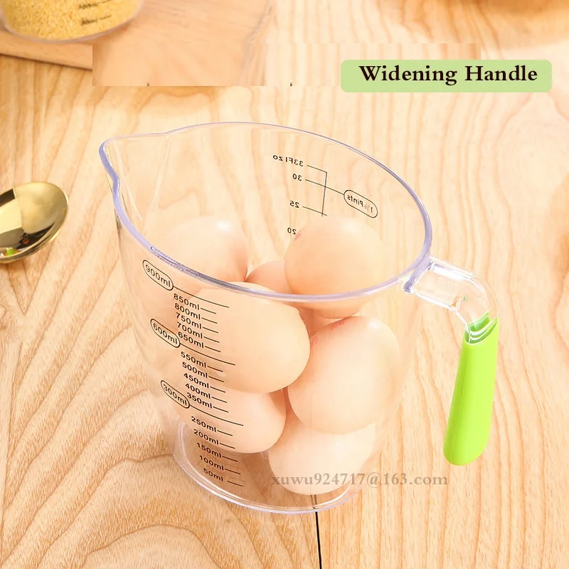 Home Kitchen Baking Tools PS Resin 400ml Measuring Cup Plastic Measuring Cup Device Three Kinds Of Scale With Handle