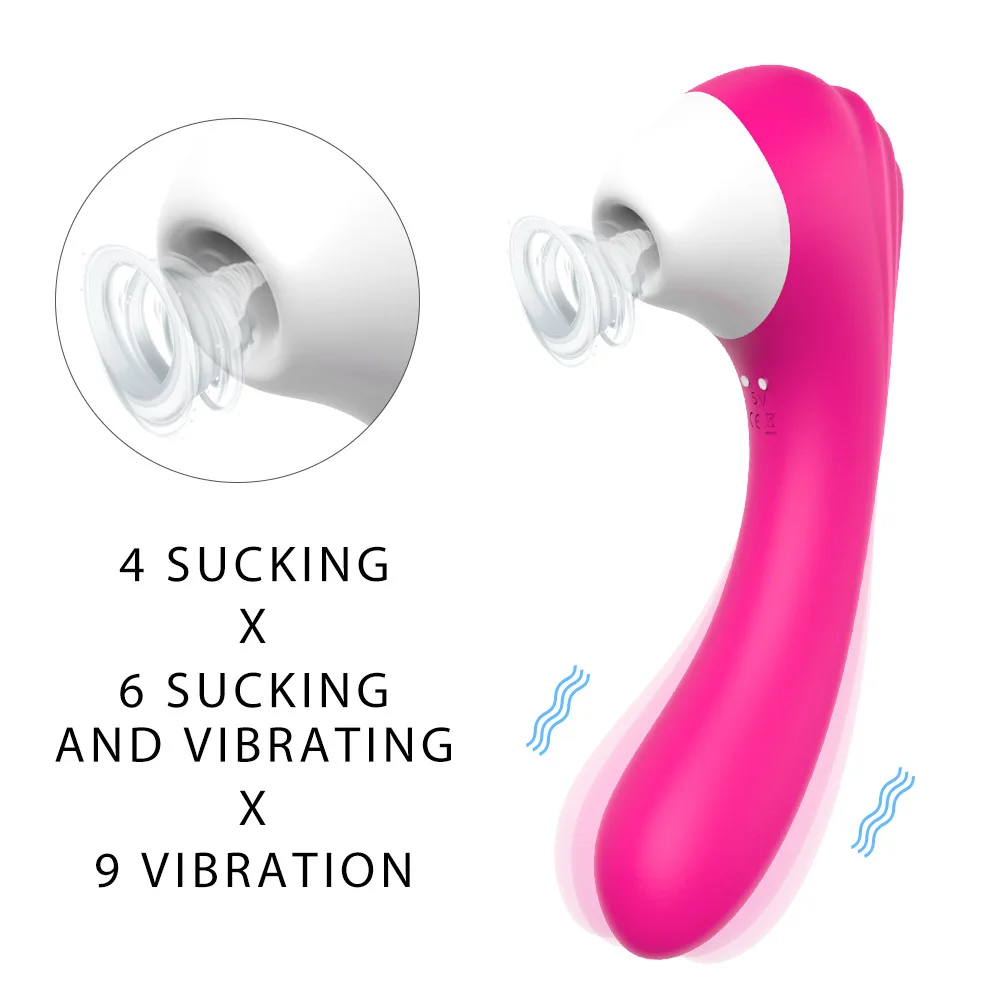 Female 3 in 1 Clitoral Stimulator Clit Sucker Oral Sex Licking Clitoris Sucking Nipple Vibrator For Women