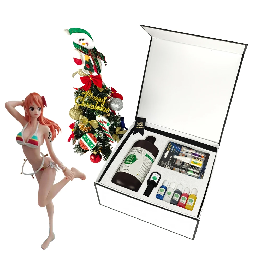 Photosensitive Strong DLP 3D Printer  polyester rigidity toughness resin sla uv  diy 3d printer kit gift set