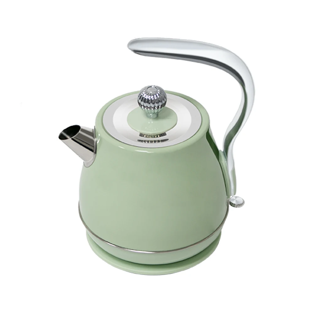 New Kitchen Appliances 1.8L Colourful Stainless Steel Electric Tea Kettle Double Layer Portable Electric Kettle