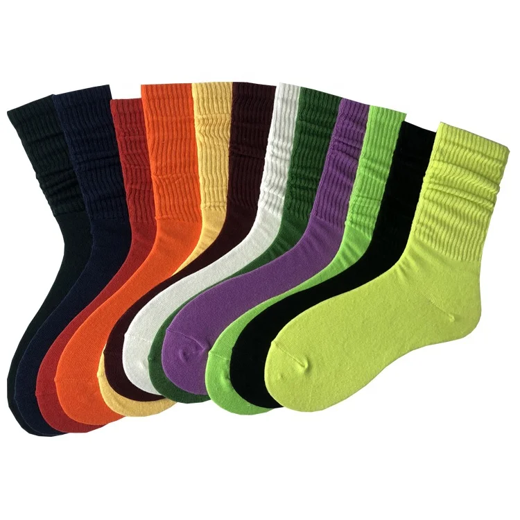 Real stock in Socks Cotton colored candy slouch  ladies socks women socks
