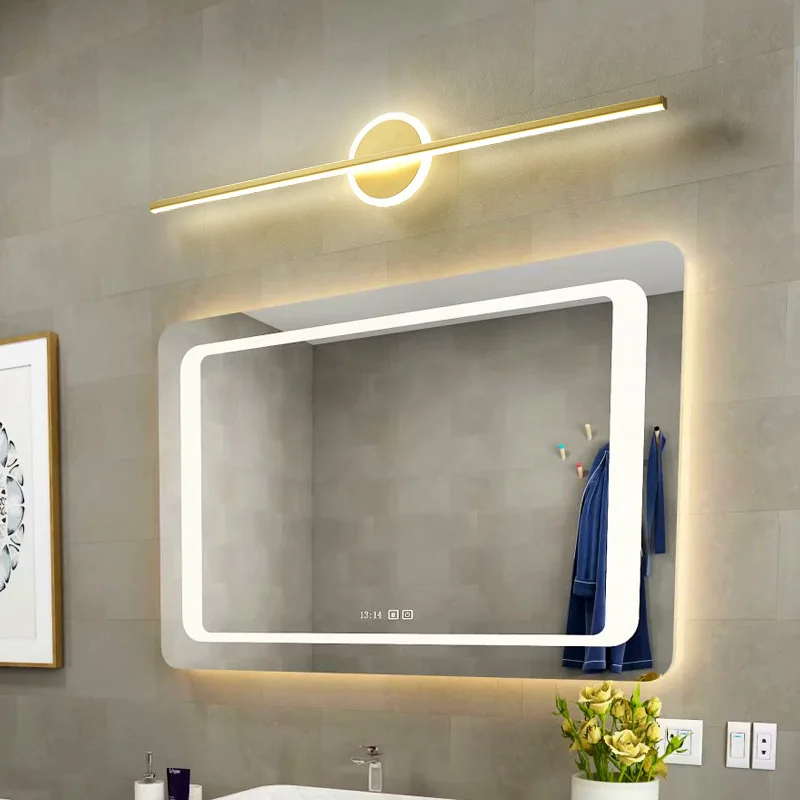 JYLIGHTING LED modern Acrylic bathroom mirror lights led bathroom mirror lights hotel Bathroom Vanity mirror front light