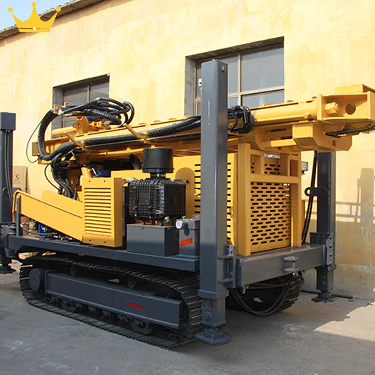 260m/360m/460m/560m Hydraulic crawler type borehole water well drilling machine rig mine drilling rig
