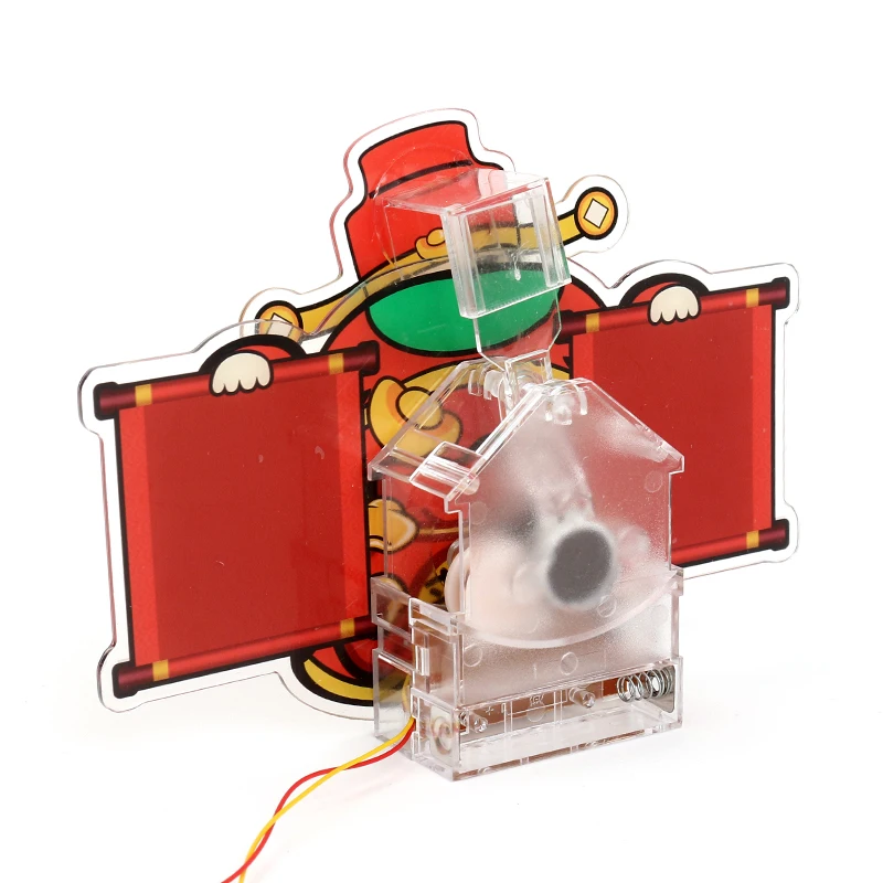 Car mounted baby solar powered automatic shaking ornament customized in car couple avatar electric shaking music DIY car