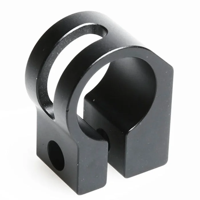 New High Precision 5 Axis CNC Milling Machined 6061Aluminum Billet Anodized Hose Clamp Factory Price
