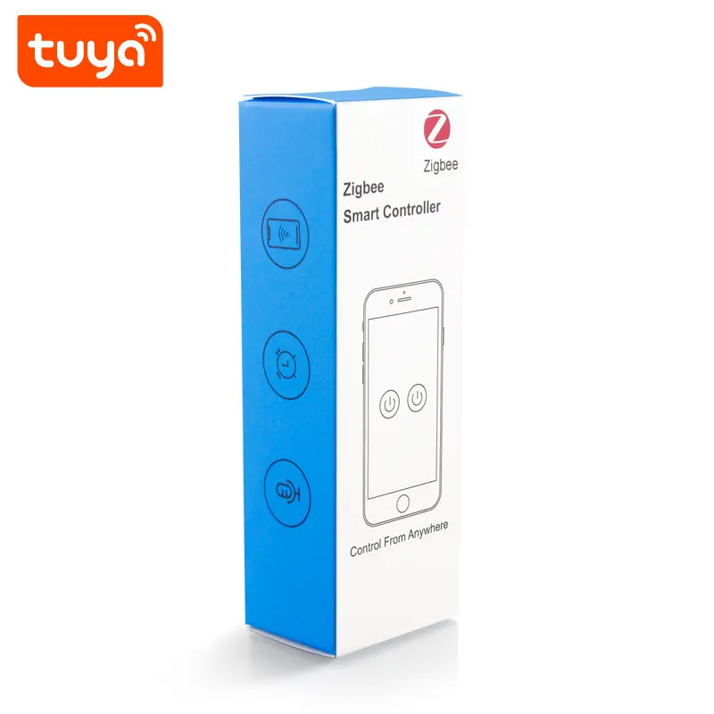 2023 New Product Tuya Smart Zigbee+RF433 2CH Door Opener Relay PST-TYDC-2