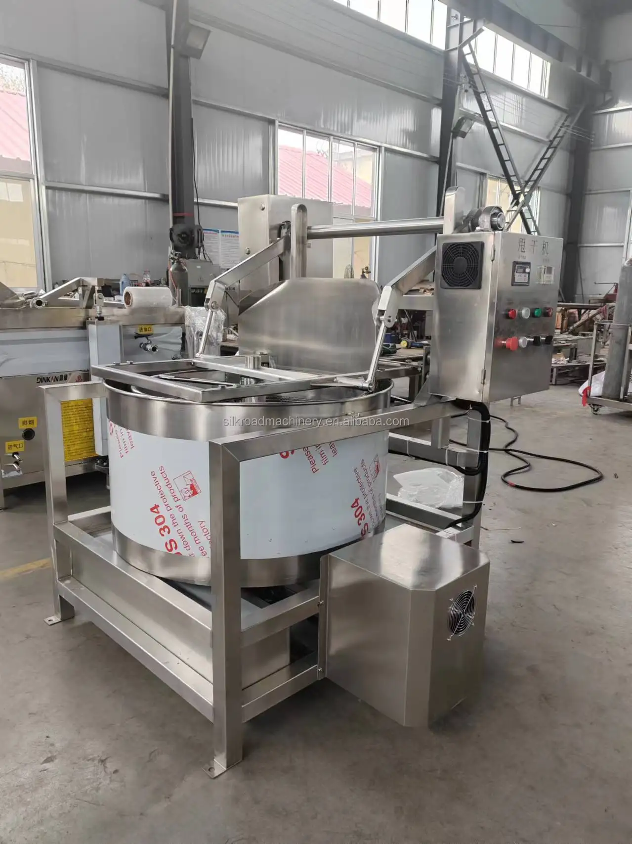 Fried food deoiler potato chips snacks centrifuge deoiling machine