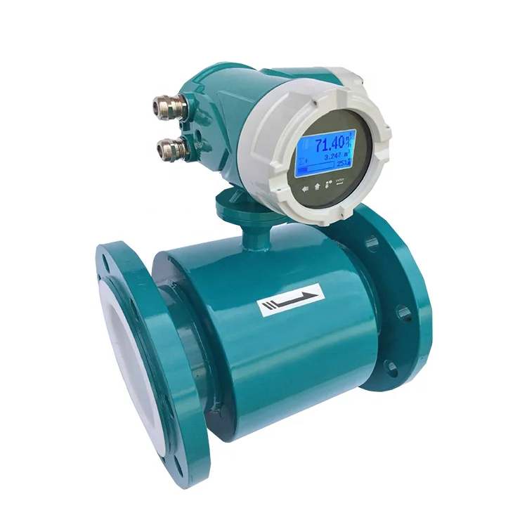 4-20ma output modbus magnetic flowmeter sewage water electromagnetic flow meter