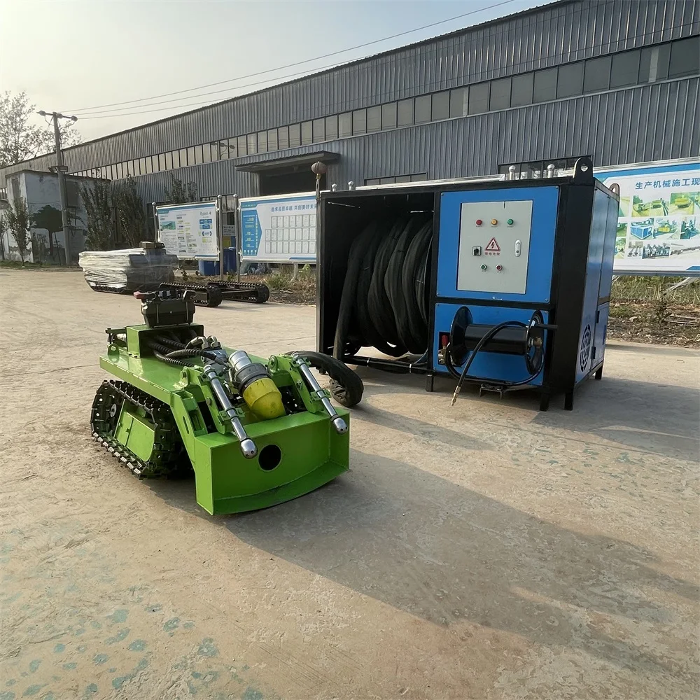 Automatic Machine Robot Underwater Dredging Robot Rubber Track Pipe Silt Cleaning Dredging robot