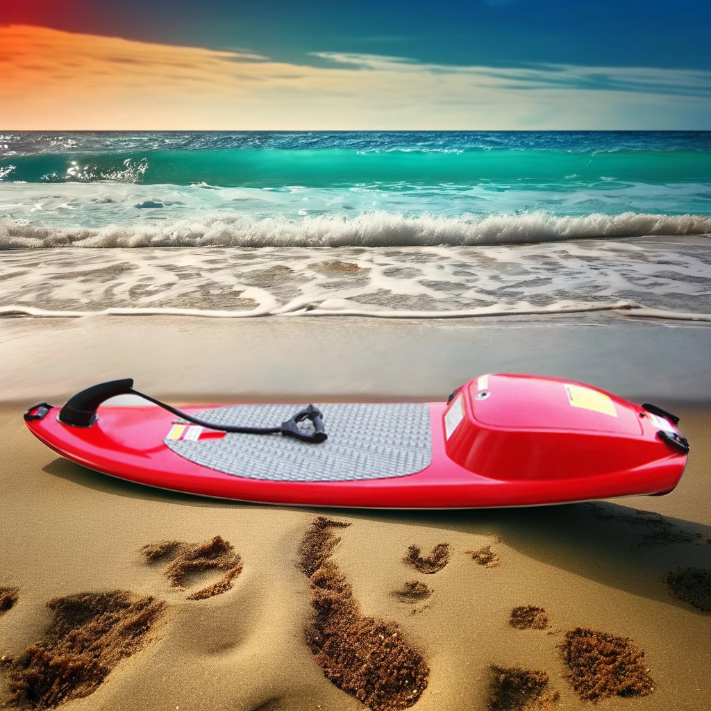 New Style Folding  Paddle Board Skateboard Surfboard Jetsurf Motor Drop Stitch Material for Ocean and Offshore Waters