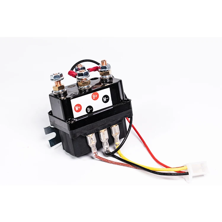 Hot selling 4000lbs  pulling 12v/24v mini electric winch with steel rope