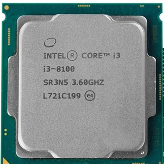 for Hottest sale  desktop computer cpu processor intel core i3 8100