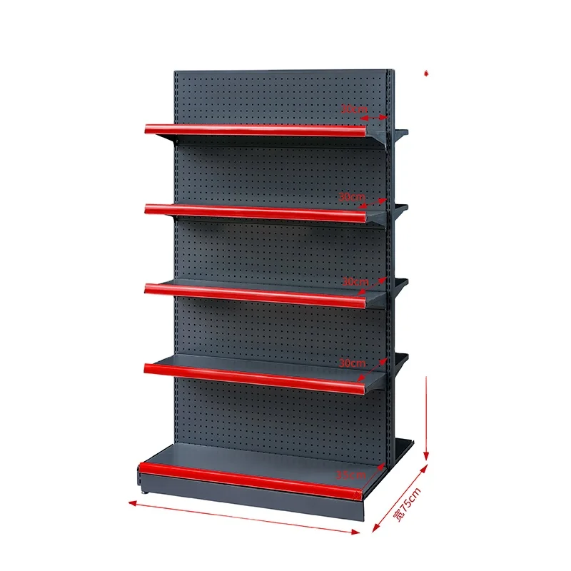Leke 73*75*190 Double sided subframe Supermarket Shelves Grocery Store Mini Mart Shelving System Super Market Shelves