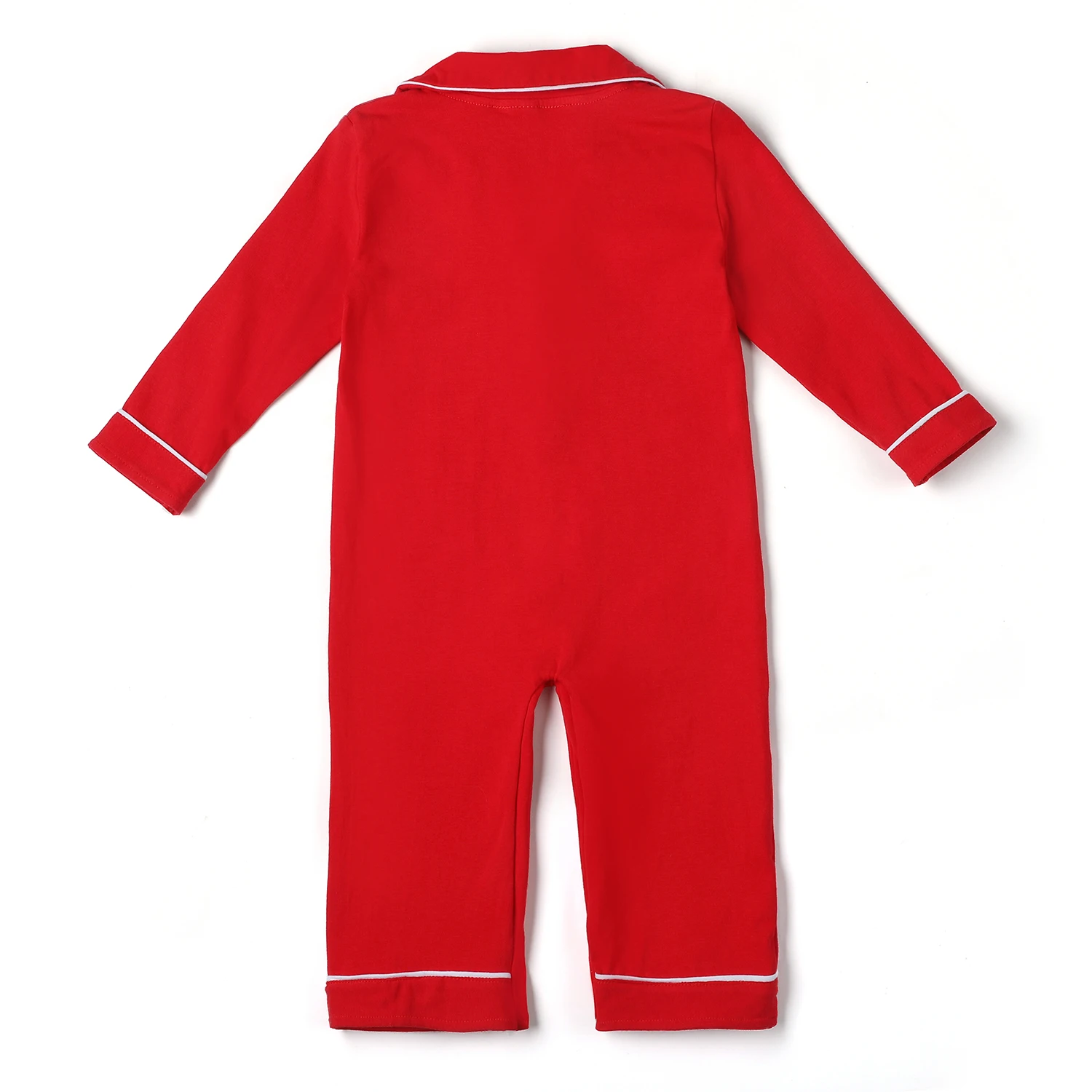 2022 Christmas sibling pyjamas matching embroidery knit fabric baby girls and boys sleepwear kids onesie pajamas