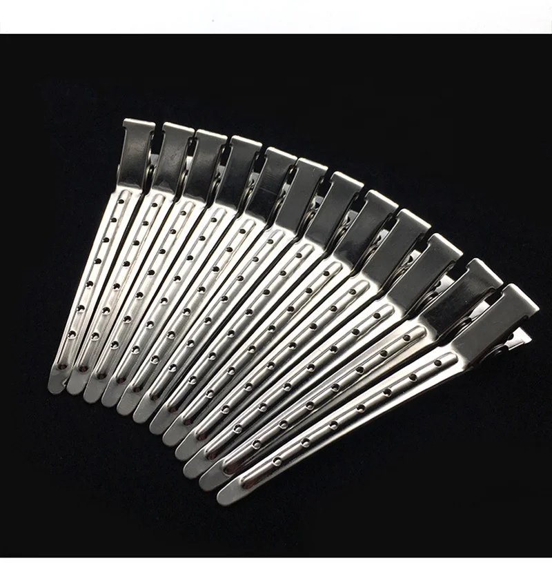 Professional salon use fix hair stainless steel hair clips