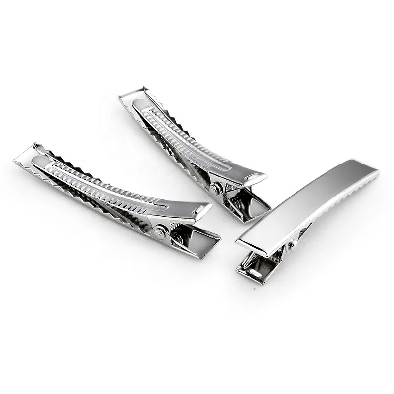 Однозубчатые металлические зажимы для волос