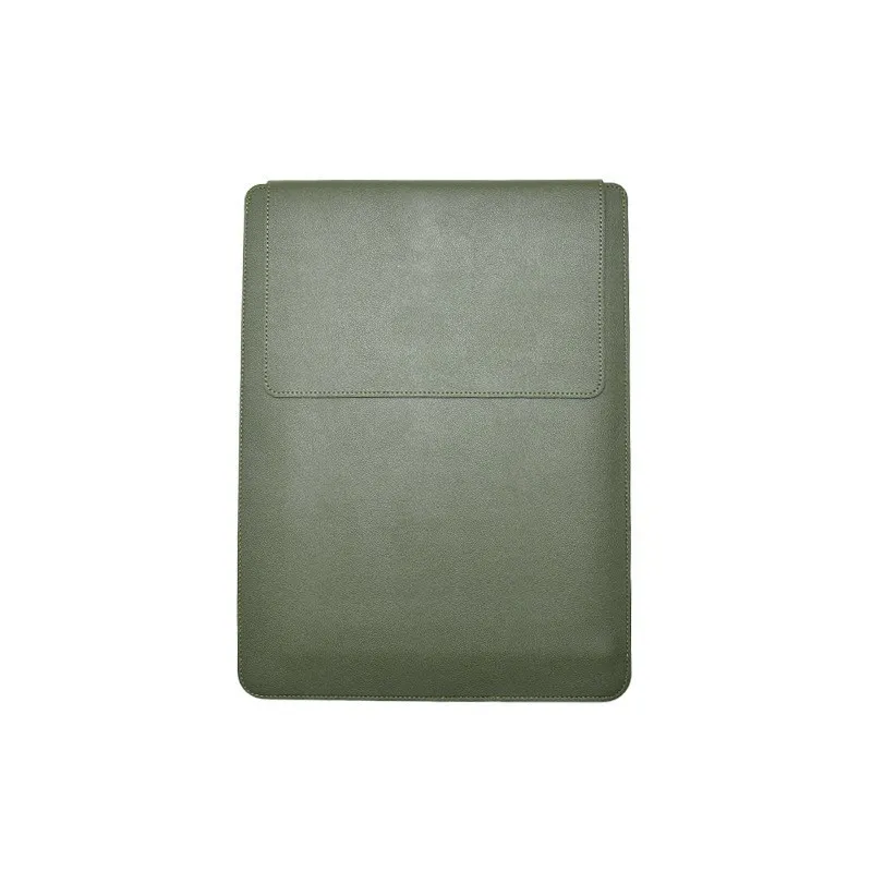 America PU Leather Laptop Sleeve Protective Holder Laptop Case with Stand and Mouse Charge Cable Bag