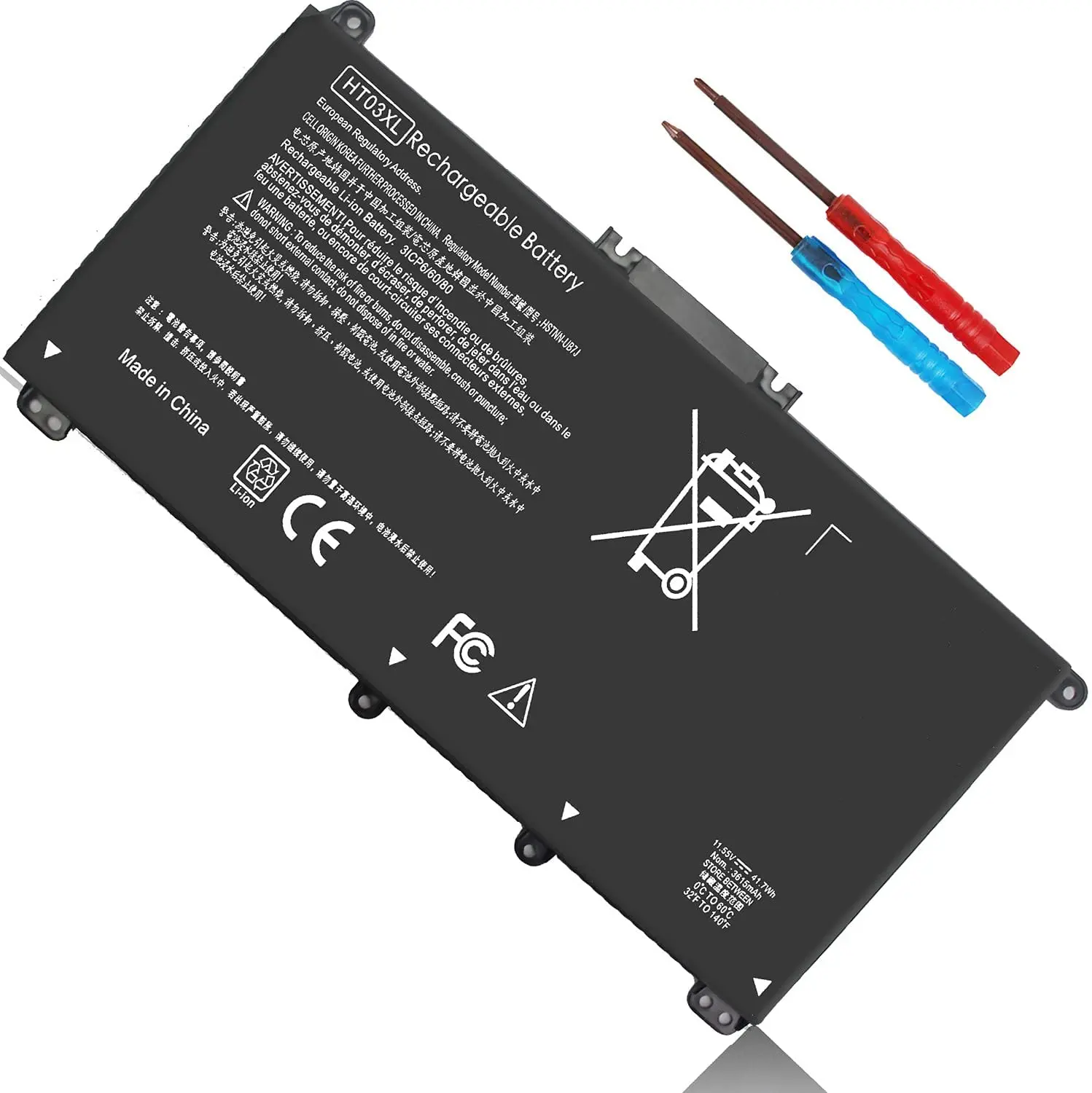 Replacement HW03XL Battery For HP 15-EG0067ST Series L96887-1D1 LB8U L97300-005 HSTNN-IB90 HSTNN-LB8U HSTNN-OB2A HWO3XL 11.34V