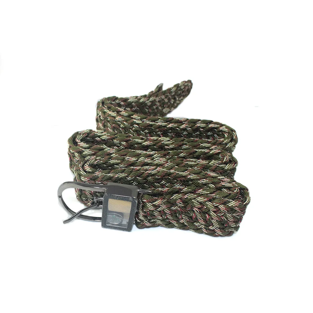 Wholesale outdoor multifunctional Survival  kit 250/550 Nylon Paracord braided belt
