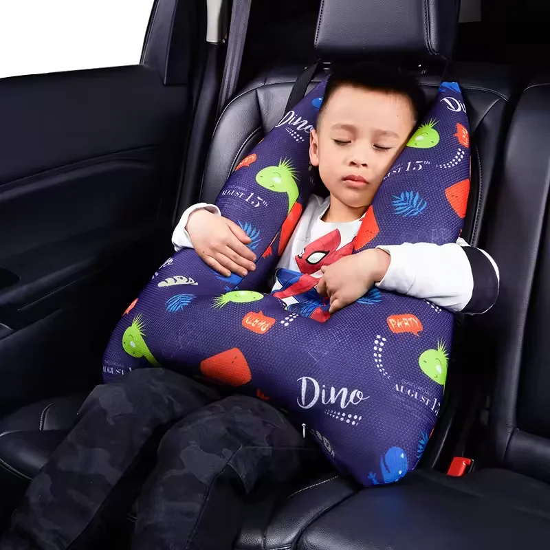 H shaped Baby Car Pillow Seat Headrest  Sleeping Neck Head Support Seat Belt Shoulder Pads Travel car pillow for kids