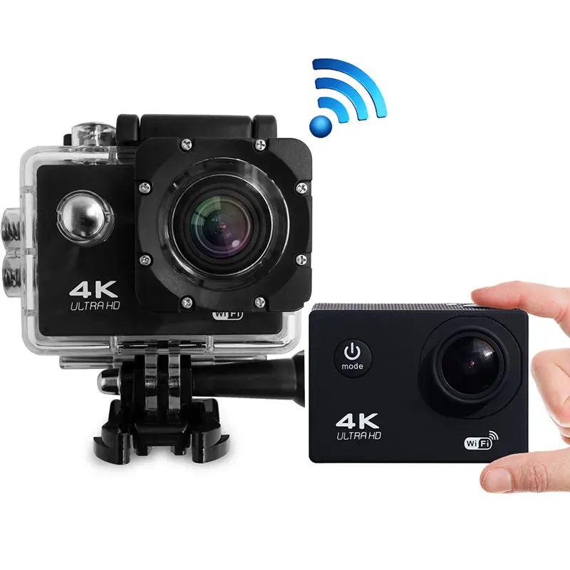 Outdoor Riding Action Camera HD Waterproof DV Multi-function  Diving Sports  4k Go Pro Camera
