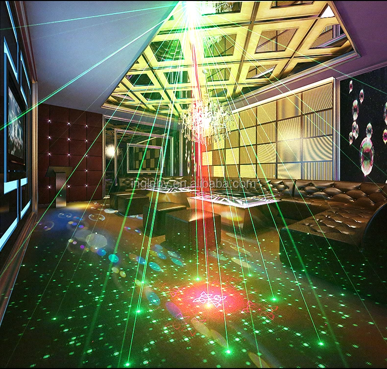 latest products Red green laser+ blue LED stage lighting DJ party nightclub mini laser show projector light Disco