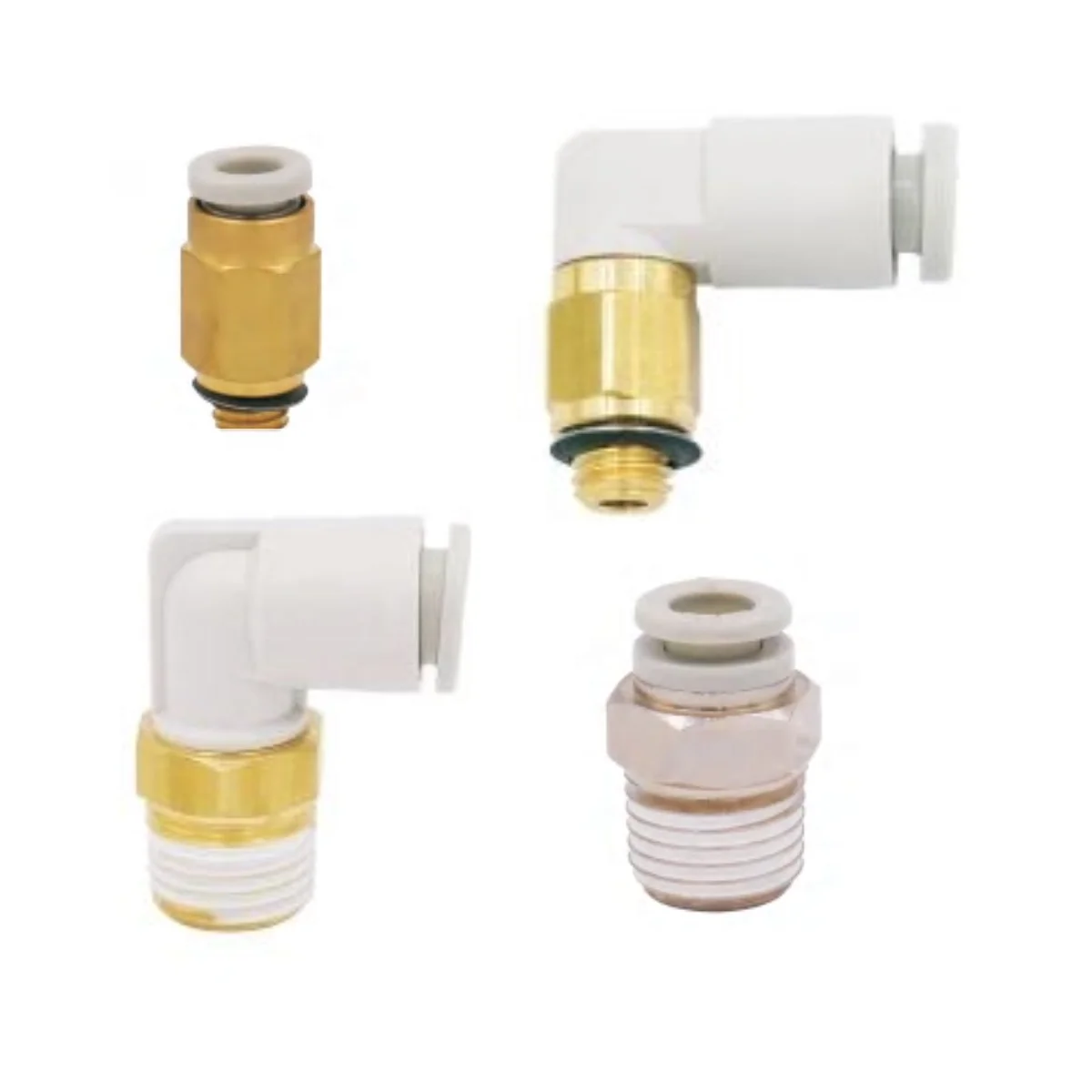 Composite Push to Connect Fittings tube hose nipple connector pneumatic air push quick fittings Pneumatic Fitting Manufacturer