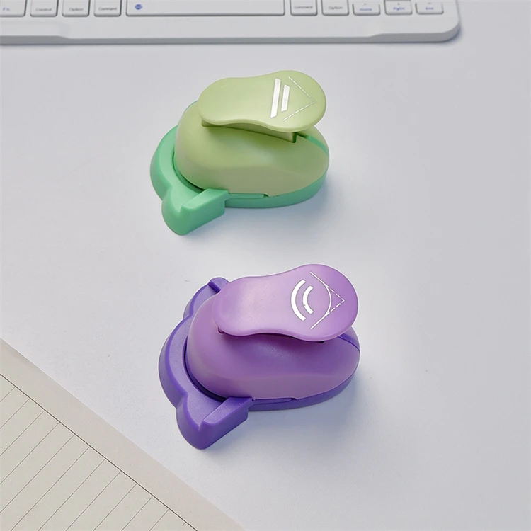 Safe creative DIY card book corner embossed border photo bottom plate pattern wisps empty right Angle corner rounder mjq-3.4