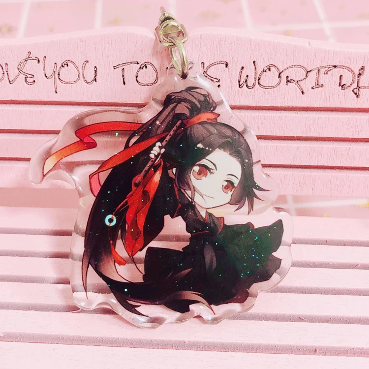 New Product Idea 2020 Anime Acrylic Pvc Cartoon Transparent Plastic Maker Photo Silicone Machine Custom Keychain