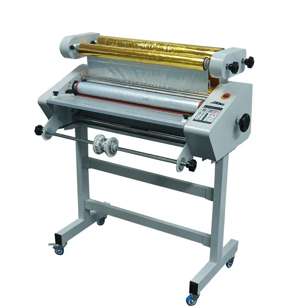 Hanrun бумага 650 мм двухсторонняя автоматическая печатная машина для тиснения золота