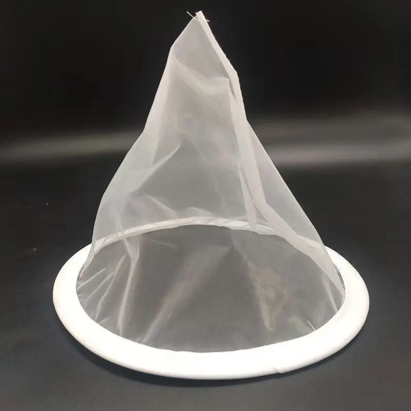 Food Industry Cylindrical Liquid Filter Bag 10-200 Micron Nylon and PPS Core Components Ring for Farm Use