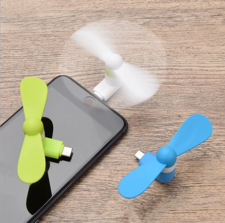 Micro USB Type-c Cooler Flexible USB Fan Mini Portable Mini Mobile Phone Fans USB Gadget For Huawei Xiaomi OTG Android Phone