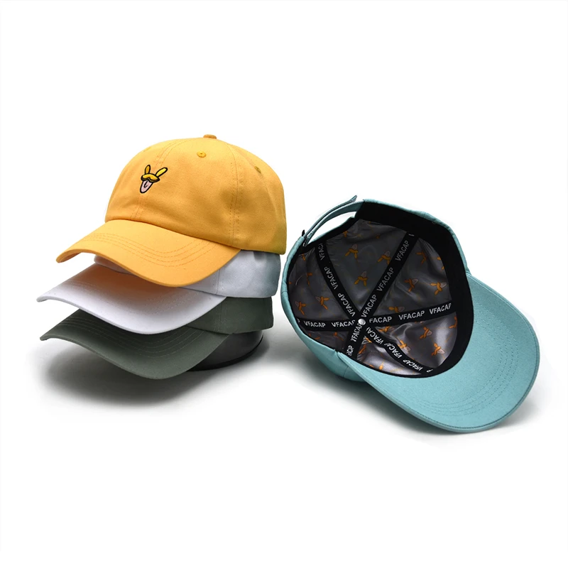 High Quality Dad Hats Custom Embroidery Logo Cotton 6 Panel Embroidered Blank Plain Cap Unstructured Dad Hats Baseball Caps