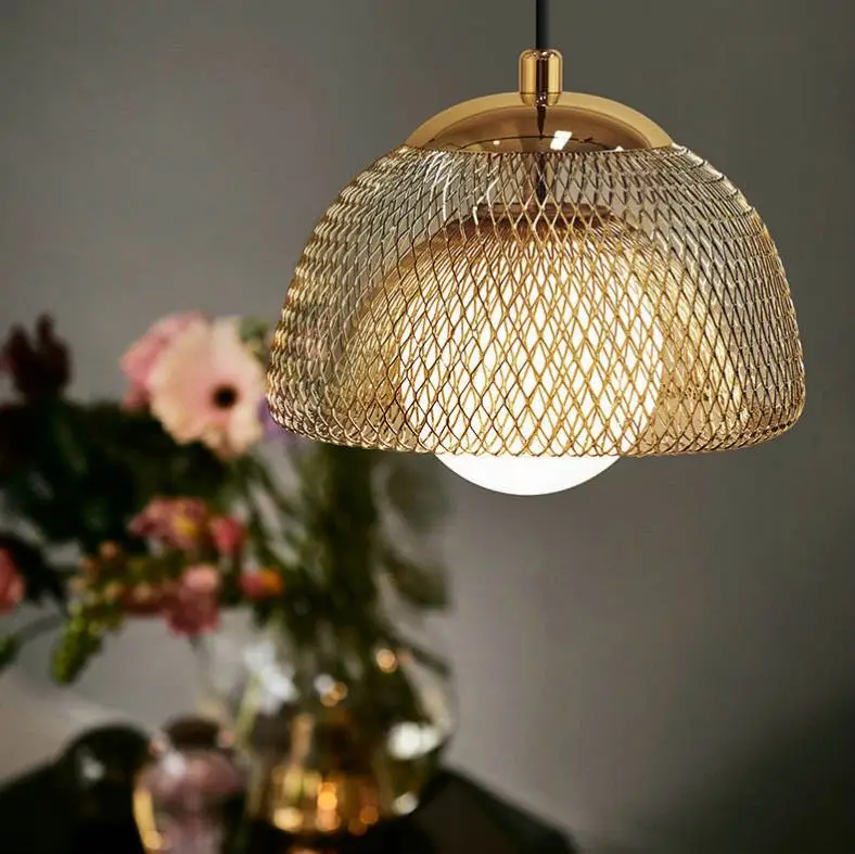 Brand New Modern Simple Design Iron Mesh Chandelier With Low Price
