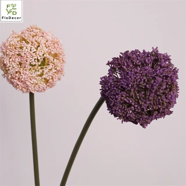 New Arrival Artificial Sedum Ball Giant Allium Flowers Ball Green For Living Room Hotel Wedding Decoration