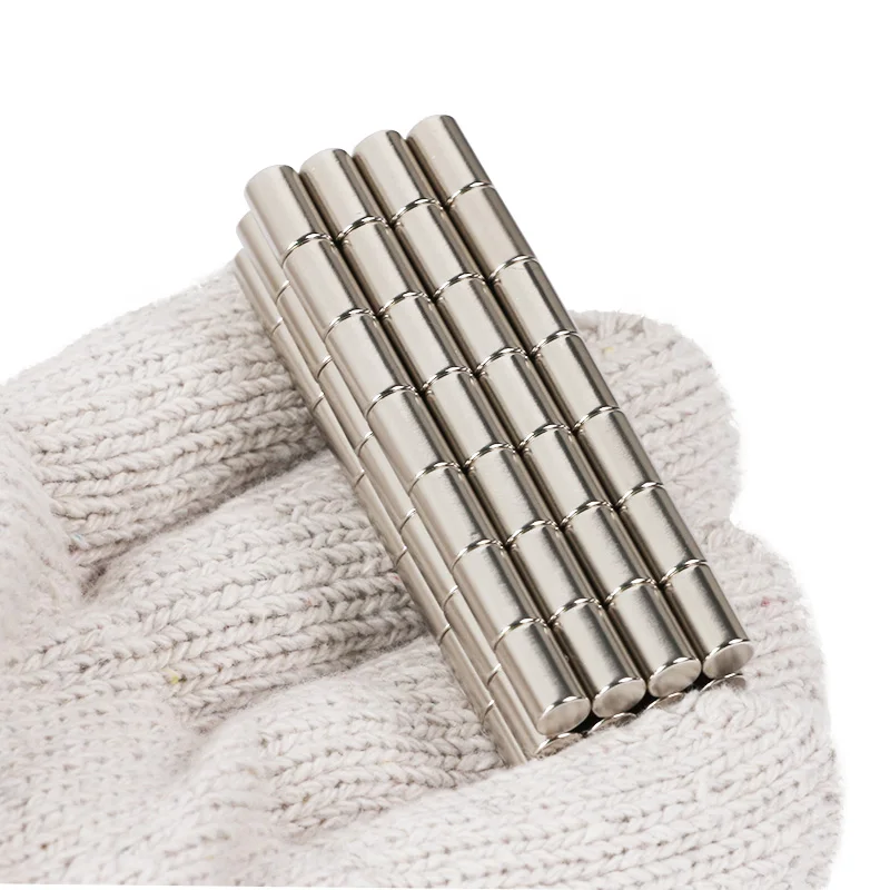 Super Strong N35 Rare Earth Small Craft Model Magnet Diametrically Magnetized Cylinder Neodymium Magnets N52