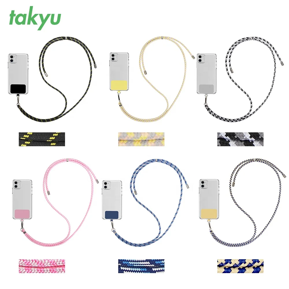 Лидер продаж на Amazon, нейлоновый Съемный шнурок для смартфона для IPhone 11 Pro Max с биркой из ткани Оксфорд