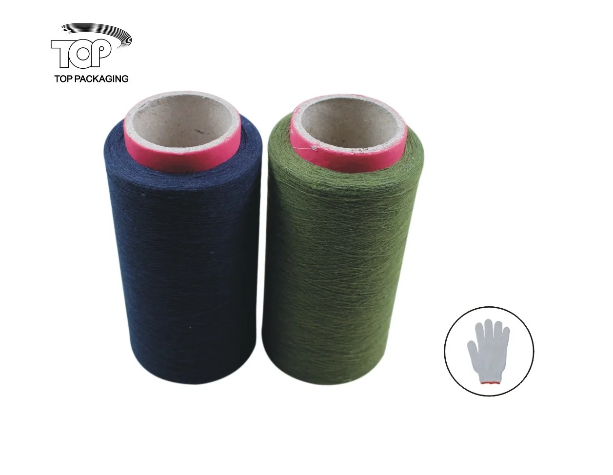 Красные окрашенные хлопковые носки с открытым концом