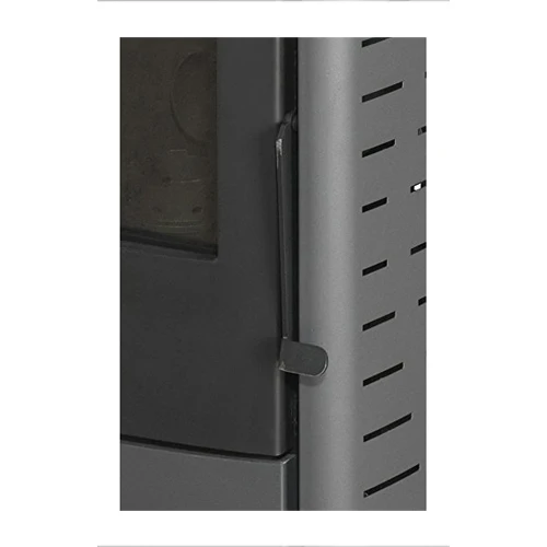 Портативная электрическая пеллетная печь 6 кВт с керамической стеклянной дверью